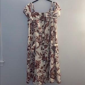 Anthropologie Off-the-Shoulder Dress- runs large